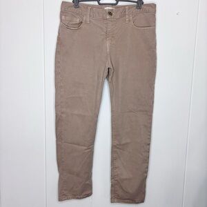 Anthropologie Brown Straight Leg Jean Small